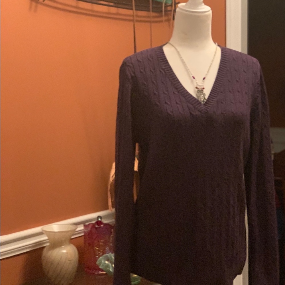 Croft&Barrow Essential Cable Sweater